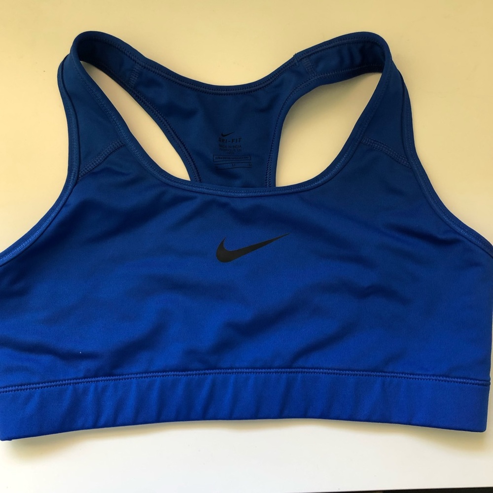 Blue Nike Sports Bra